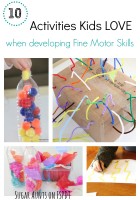 10 activities kids love when working on fine motor skills