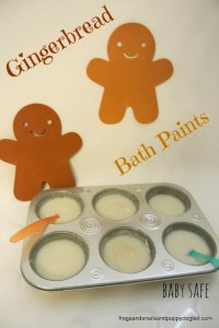Gingerbread Bath Paint~ baby safe by FSPDT