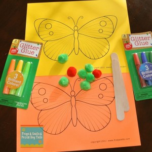 Butterfly Craft (a great activity for The Very Hungry Caterpillar) 