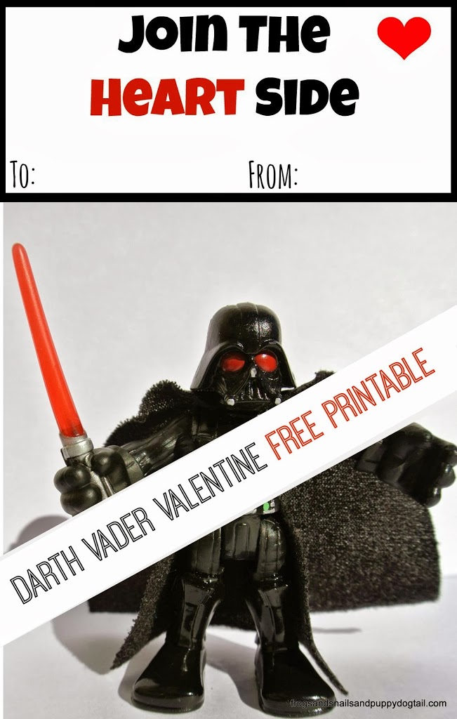 Darth Vader Valentine Free Printable 