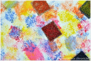 Carpet Sample Painting @ Crayon Box Chronicles