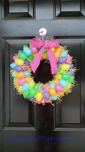 easter egg wreath