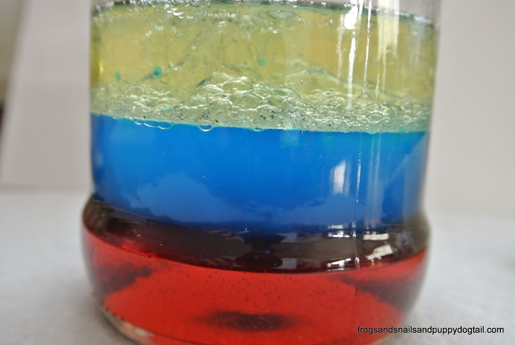 Liquid Density Science Experiment 