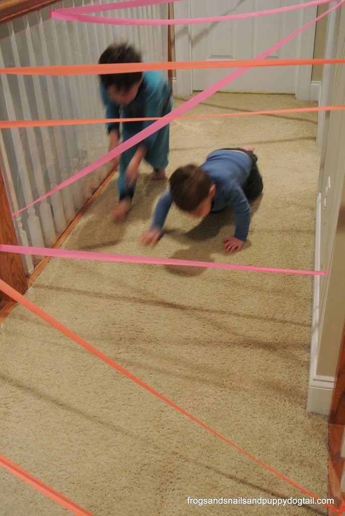 Flag Tape Obstacle Course