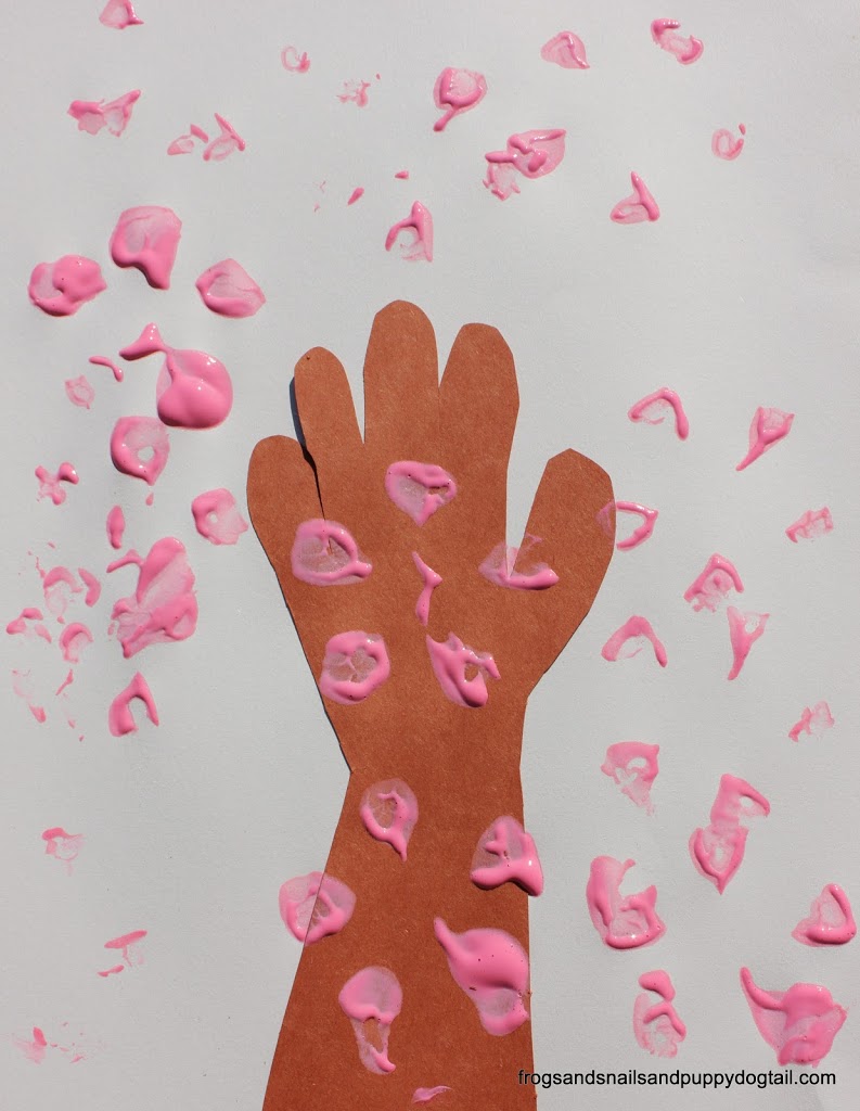 Handprint Cherry Blossom Tree