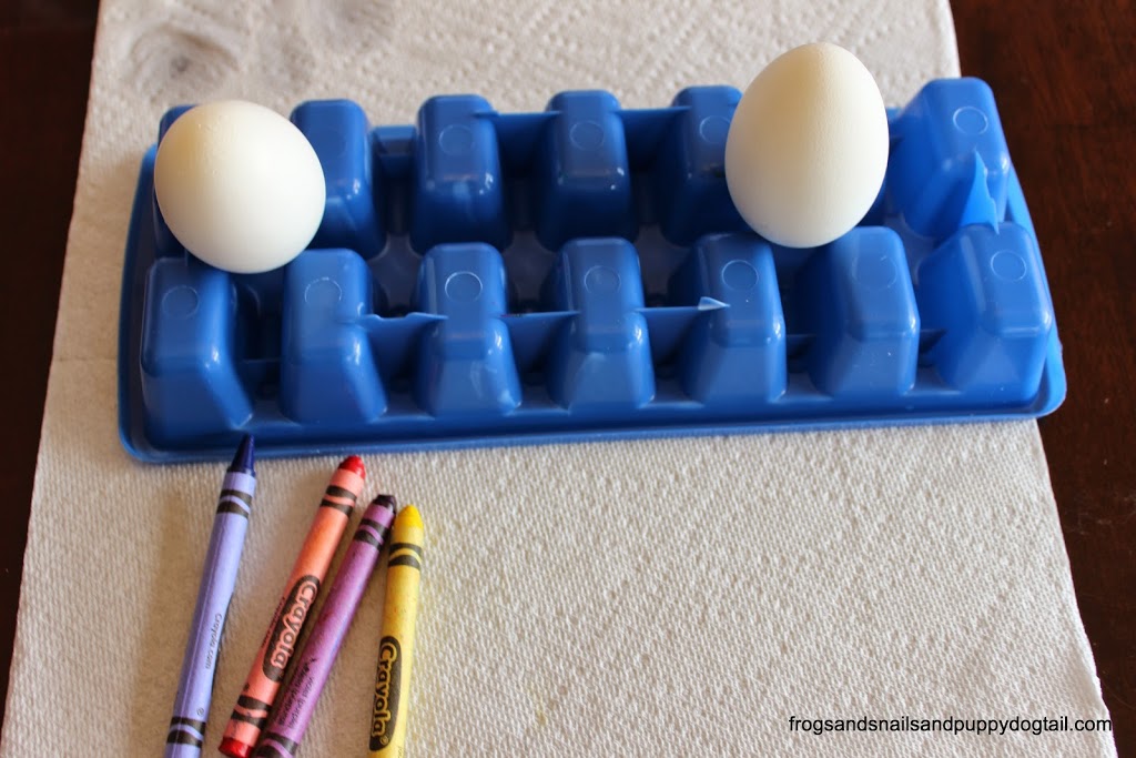 Melted crayon eggs- one way to decorate eggs