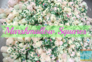 Marshmallow Squares {An Easter Treat}