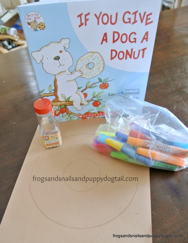 If you give a dog a donut book craft
