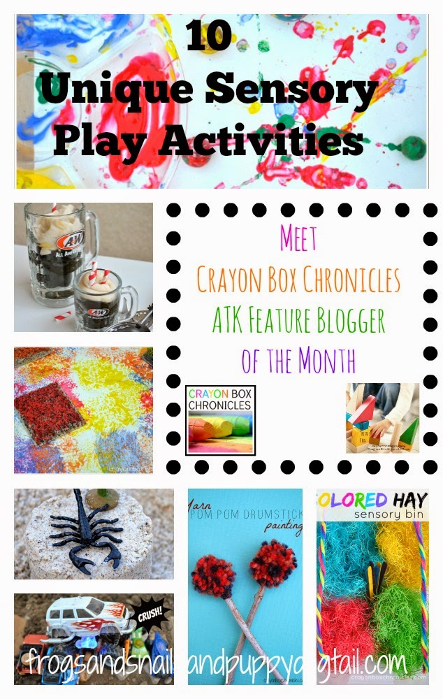 10 Unique Sensory Play Activities from Crayon Box Chronicles