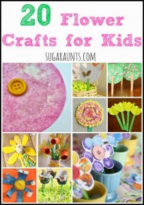 Flower crafts for kids to make
