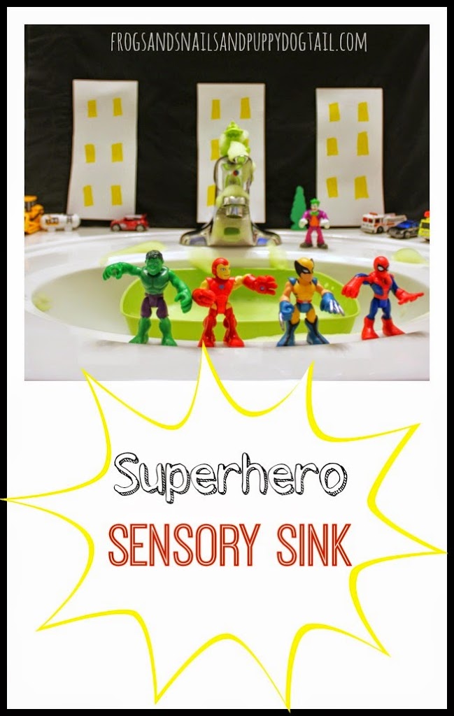 Superhero Sensory Sink