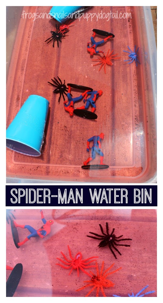 Spider-Man Water Bin