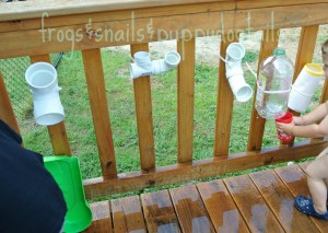 DIY Water Wall- kids activity for summer 