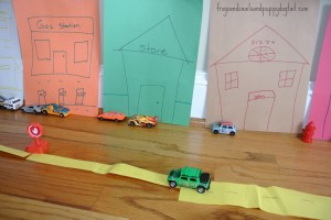 Paper City-great activity for hot wheels