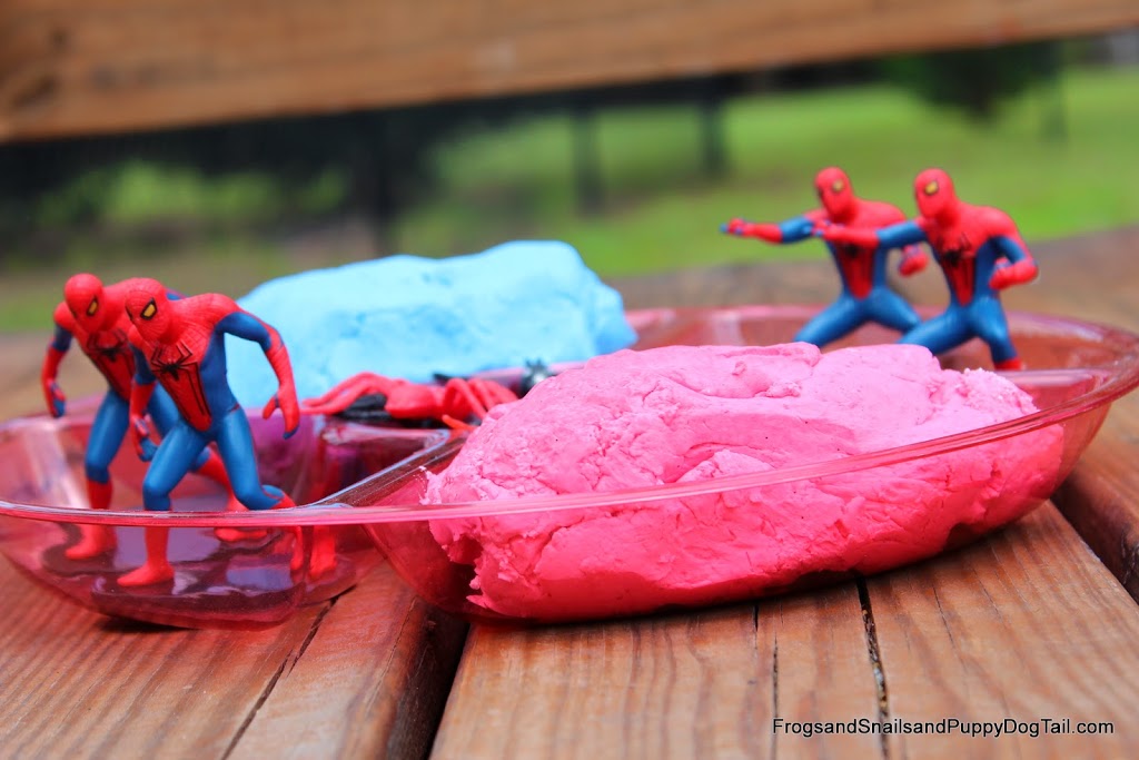 Spider-Man Foam Dough Play Activity 