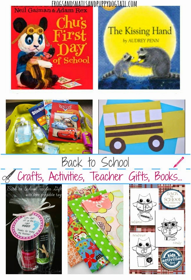 Back To School: Crafts, Activities, Teacher Gifts, Books...