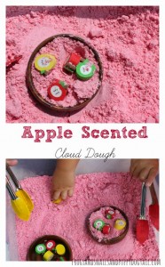 How to Make Apple Scented Cloud Dough