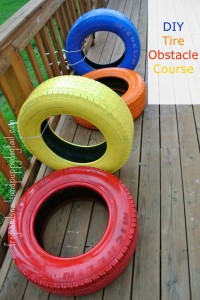 DIY Tire Obstacle Course