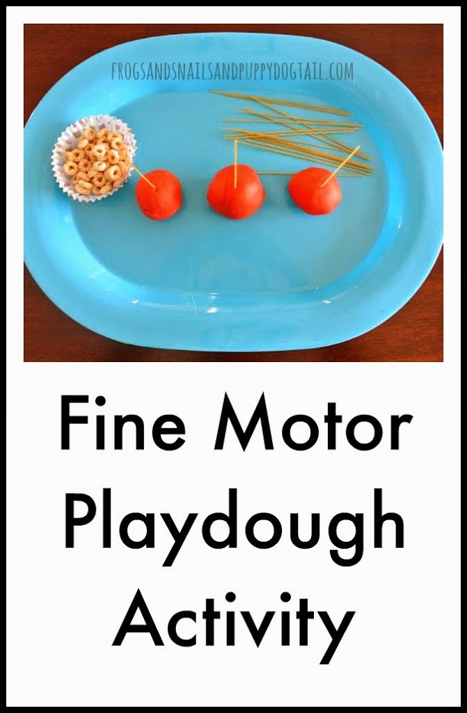 Fine Motor Playdough Activity 