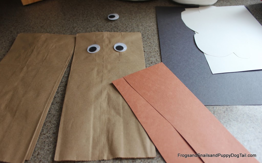 Paper Bag Dog Hand Puppet 