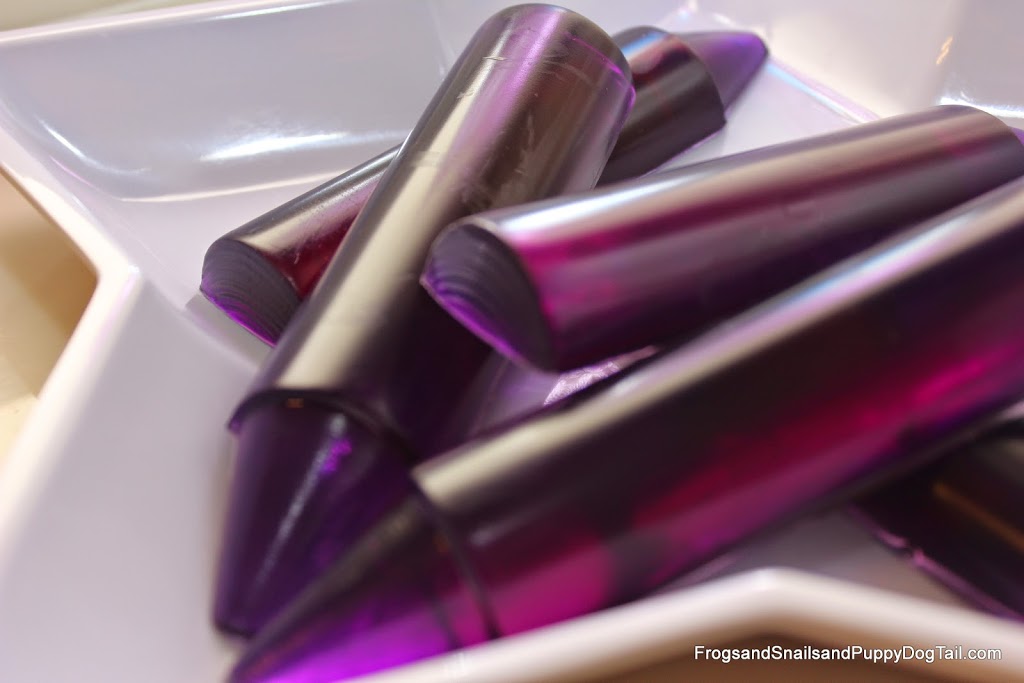 Purple Lavender Crayon Soaps for Harold and the Purple Crayon 
