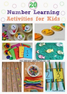 20 Number Learning Activities for Kids