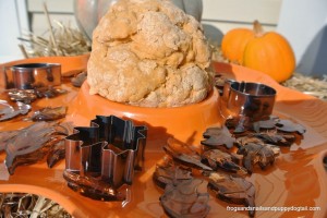 Pumpkin Pie Playdough- no cook