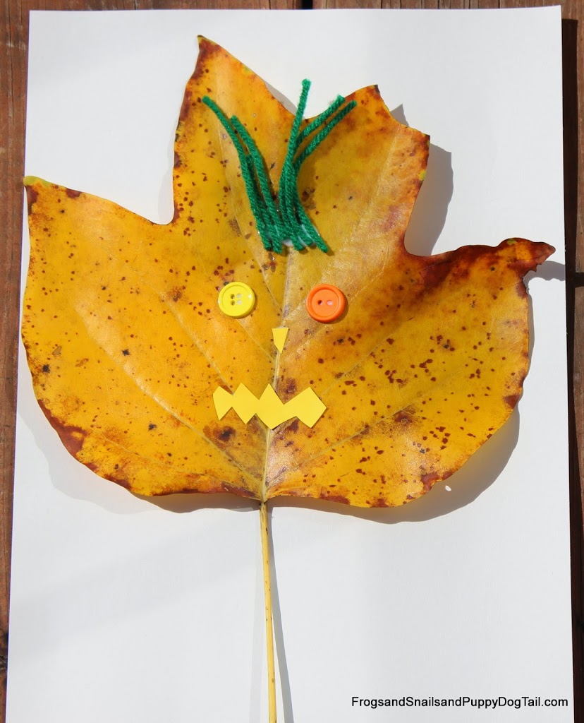 Leaf Monster Art for Kids