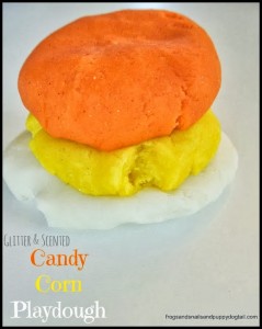 Glitter & Scented Candy Corn Playdough by FSPDT