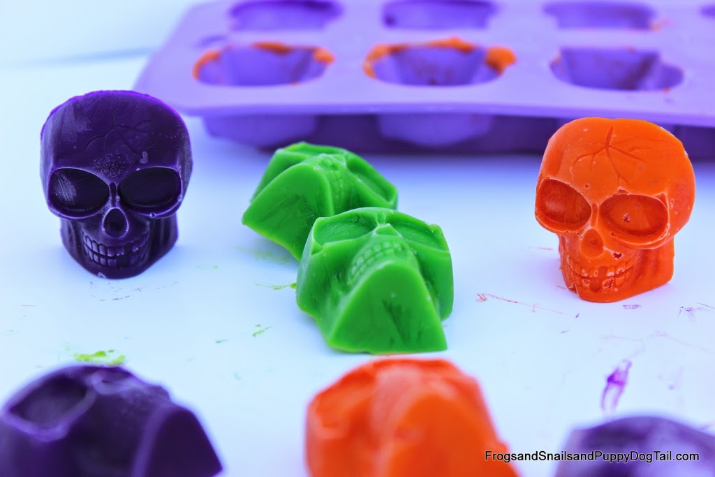 Frozen Skull Paints for Halloween