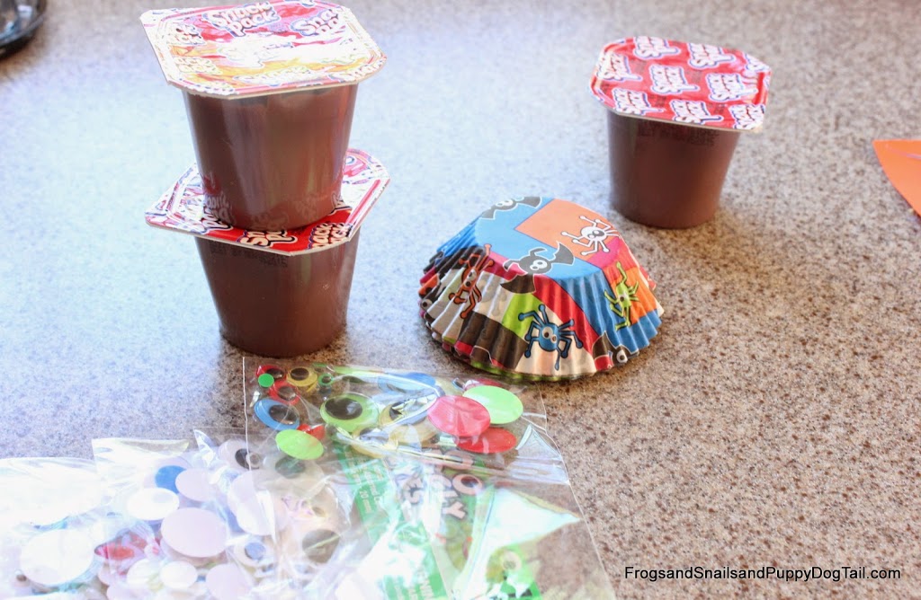 Monster Pudding Cups For Kids