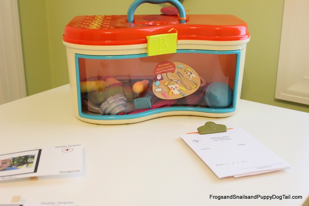 Pretend Play Medical Office with Printables