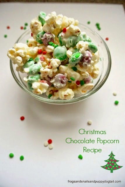 Christmas Chocolate Popcorn Recipe 