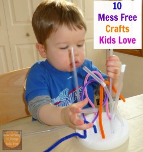 10 Mess Free Crafts by Craftulate