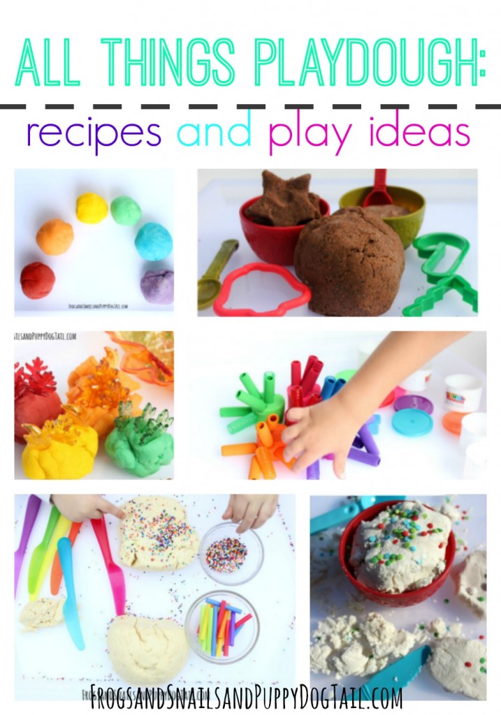 All things playdough- playdough recipes and playdough activity ideas for kids 