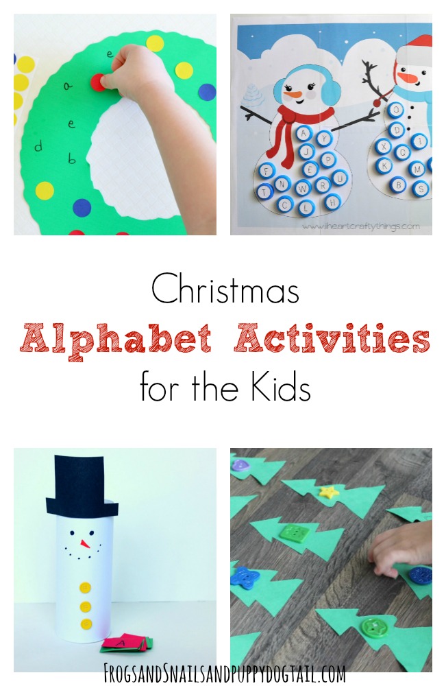 Christmas Alphabet Activities for the kids 