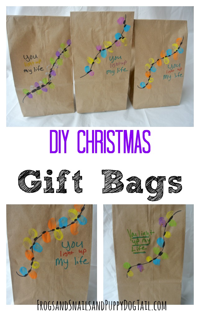 DIY Christmas Gift Bags 