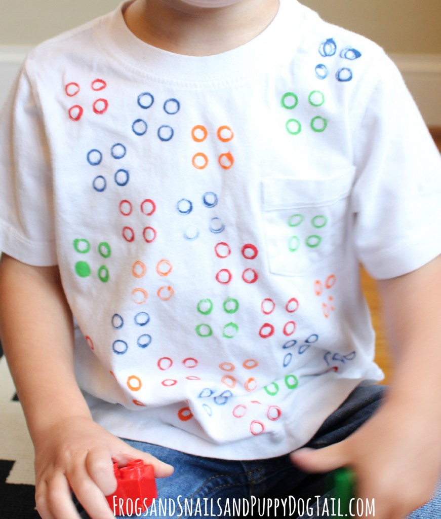 DIY Lego shirt for kids 