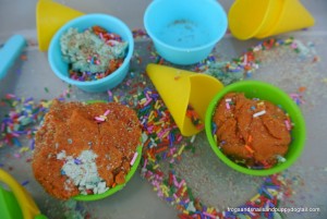 Fall Scented Ice Cream Dough- Sensory Play by FSPDT
