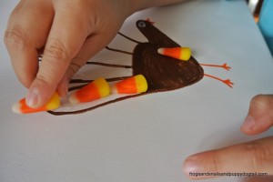 Candy Corn Turkey- Classic Handprint Art for Thanksgiving by FSPDT