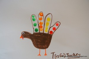  Handprint Turkey - Thanksgiving crafts for Toddlers by FSPDT