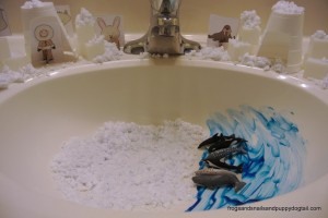 Antarctica Sensory Sink -Sensational Winter Sensory Play Series by FSPDT