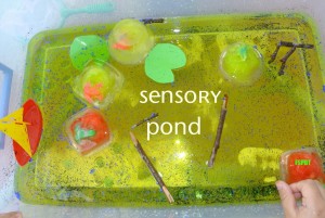 DIY Sensory pond