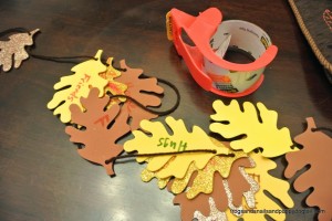 Thankful Banner for Thanksgiving- to make with the kids by FSPDT