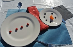 Snowman Place Mat Setting {With Items From Dollar Tree} and $100 Gift Card Giveaway 