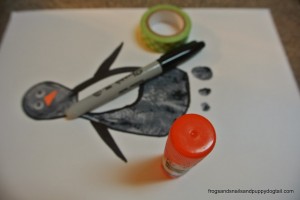 Penguin Footprint Art by FSPDT