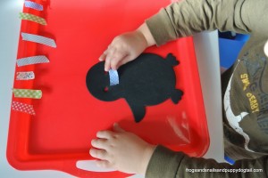 Washi Tape Penguin Craft for Kids by FSPDT