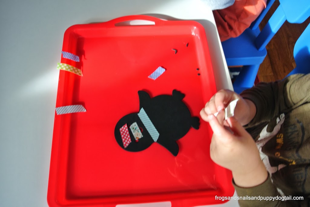 Washi Tape Penguin Craft for Kids - FSPDT