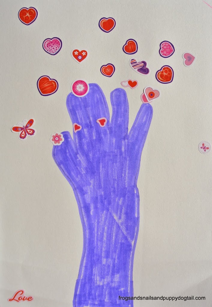 Heart HandprintTree Craft for Kids