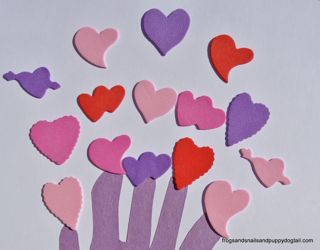 Heart HandprintTree Craft for Kids